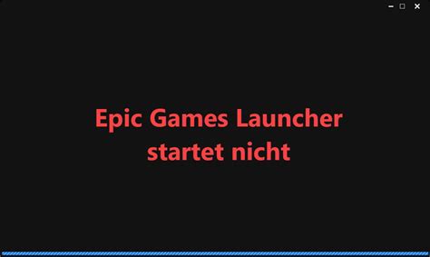epic games spiel startet nicht